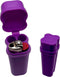 PopTube Pocket Lighter Case for Bic Lighters Small or Standard Size Waterproof Fit 2 in 1 (Purple)...