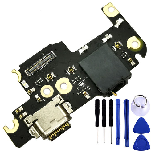 Moto One 5G ACE USB Charging Port Flex Cable Replacement for Motorola Moto G 5G 6.7" XT2113 Charger Dock Connector PCB Board Port Flex Repair Part...