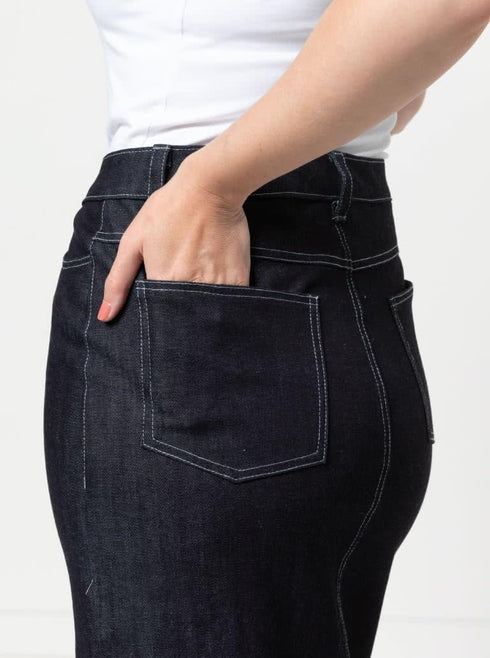 Style Arc Sewing Pattern - Tommie Jeans Skirt (Sizes 10-22)...