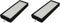 Nispira Premium True HEPA Filter Replacement Compatible with Hoover Part AH60010. Fits Air Purifier WH10100 and WH10200, 2 Filters...