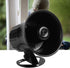110dB DC 12V Wired Horn Alarm Siren Speaker Portable 15W / 20W Wired Antitheft Loudspeaker Alarm Siren Speaker for Home Security System...