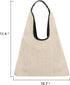Hand-woven Straw Shoulder Bag Boho Black Leather Top Handle Tote Retro Summer Beach Bag Holiday Travel Handbag...