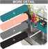 2 Pack Kitchen Faucet Sink Splash Guard, 24" x 5.6'' Upgrade Silicone Faucet Water Catcher Mat, Sink Draining Pad Behind Faucet, Rubber Drying Mat...
