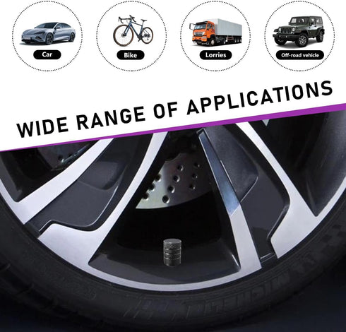 10 PCS Car Tire Valve Stem Caps, Anodized Aluminum Wheel Stem Covers, Corrosion Resistant Car Tire Air Caps, Vehicle Exterior Accessories for Car,...
