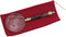 Solid Brass Magnifying Glass w/Wood Handle & Felt Bag...