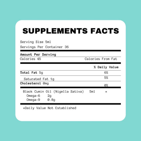 Health Logics Black Seed Oil | Rich Source of Omega 6 & Omega 9 | Pure Cold Pressed Black Cumin Seed Oil for Respiratory, Digestive, and Immune He...