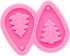 Super Glossy Christmas Tree Style Earring Silicone Molds Silicone Earring Mould Resin Earring Mold for DIY Epoxy Resin Jewelry Making Keychain Pen...