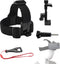 Head Mounted Mobile Phone Holde Kit for POV/Vlog shooting, Cell Phone Clip Accessories Compatible with Samsung Iphone GoPro Hero 12, Insta360, DJI...