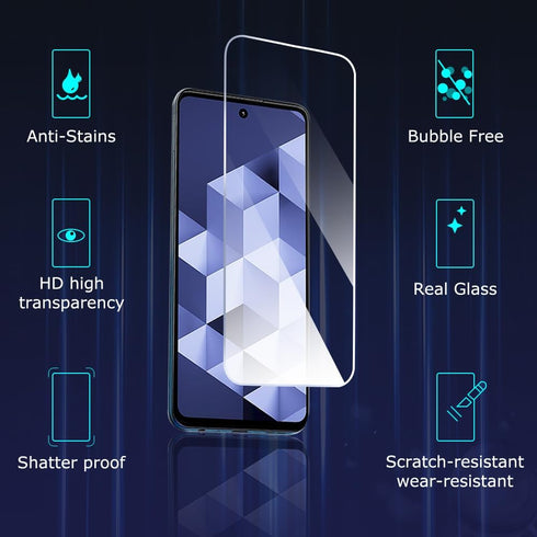 ?2 PACK? Hmd Vibe Screen Protector with 9H Hardness Anti-Scratch Bubble Free Easy Installation Case Friendly Tempered Glass Screen Film...