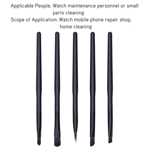 Watch Brush, Small Part Cleaning Convenient Watch Cleaning Brush Soft Brush Hair Comfortable Easy Carrying for Watch Repairing Workers for Watch S...
