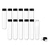 40ml Glass Clear Test Tubes with Screw Caps and Plastic Stoppers, 25 x 115mm Liquid Small Leak-Proof Glass Test Tubes, 12PCS...
