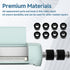 Rubber Roller Replacement Compatible with Cricut Maker/Maker 3, Mat Guide Rubbers for Cricut Repair Accessories (Rings Roller Set)...