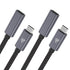 USB Type C Extension Cable (3.3Ft/1m), USB 3.1(10gbps) Type C Male to Female Extension Charging & Sync for iPad Mini 2021, MacBook Air M2/ M1/ Pro...