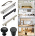 King&Charles Cabinet Hardware Jig, Cabinet Handle Jig with Point Wood Drils Bits, Cabinet Jig for Handles and Pulls on Drawers/Cabinets/Doors, Cab...