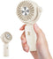 QearFun Handheld Lanyard Fan, Mini USB Fan Battery Rechargeable, Pocket Fan Portable with 3 Speeds, 180° Rotation, Small Makeup Fan for Girls Wome...