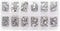 4200 Pack Clear Flat Back Rhinestones for Craft, Round Crystal Gems Stickers for Clothes, 1.5 mm - 4.8 mm, 6 Sizes...