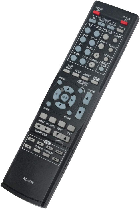 RC-1149 RC1149 Replace Remote Control fit for Denon AV Surround Stereo Receiver AVR-391 DHT-391XP AVR-1311 AVR391 DHT391XP AVR1311...