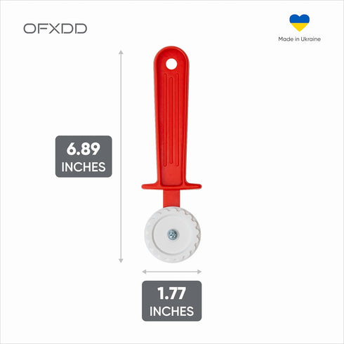 Pasta Cutter Wheel - Hand Ravioli Cutter - Dough Pastry Crimper for Baking - Fluted Pastry Cutter Wheel with Plastic Handle...