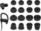 8 Pairs Silicone Ear Tips Compatible with Powerbeats 3 2 1, 4 Size Rubber Replacement Eartips Earbuds Gel Wing Skin Accessories Compatible with Sk...