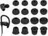 8 Pairs Silicone Ear Tips Compatible with Powerbeats 3 2 1, 4 Size Rubber Replacement Eartips Earbuds Gel Wing Skin Accessories Compatible with Sk...