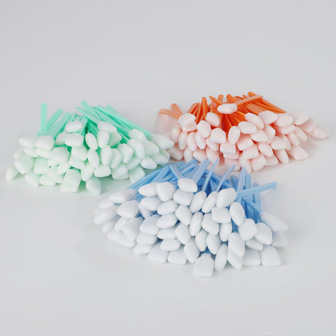 200pcs 5.1" Foam Printer Cleaning Swabs Sticks - Square Lint-Free Foam Tip Swab for Camera, Inkjet Printer, Painting, Optics Lens Equipment (Green...