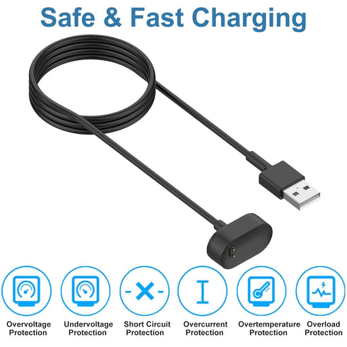 Compatible with Fitbit Inspire Charger, Replacement Inspire HR Charger Charging Cable for Fitbit Inspire, Inspire HR (Black)......