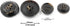 Bezelry Dark Brown Genuine Horn Blazer Button Set. 4 Pcs of 23mm, 8 Pcs of 15mm...