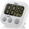The Ozeri Kitchen and Event Timer, White, 3.25in x 0.75in x 3 in, Model:KT1-W...