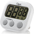 The Ozeri Kitchen and Event Timer, White, 3.25in x 0.75in x 3 in, Model:KT1-W...