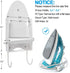 Ironing Board Hanger Wall Mount Iron Hanger Ironing Board Rack Electric Iron Holder Household Bathroom Shelf - for Max 5 inch Width...