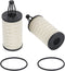 2 Pcs Engine Oil Filter Compatible With Mercedes-Benz Vehicle C, CLS, E, CLE, S, ML, SL Series, Replace #2761800009...