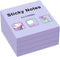 ZCZN Light Purple Sticky Notes, 3 x 3 in, 100 Sheets/Pad, 4 Pads/Pack...
