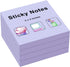 ZCZN Light Purple Sticky Notes, 3 x 3 in, 100 Sheets/Pad, 4 Pads/Pack...