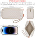 Portable Travel Makeup Bag,Soft Silicone Waterproof Toiletry Cosmetic Bag for Women,Upgrade Anti-Fall Out Zipper Closure Organizer Makeup Case -(S...