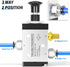 TAILONZ PNEUMATIC 3 Way 2 Position Air Hand Lever Operated Valve 1/4"NPT Pneumatic Solenoid Valve Manual Control Push-Pull 3R210-08...