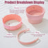 3 In 1 Makeup Brush Cleaning Set Multifunctional Washing Bowl Drying Basket with Handle Silicone Cleaner Mat Removal Cleaner Sponge 150ml/5.12fl.o...