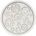 Steampunk Cogs Fondant Mold Gear Silicone Molds for Steampunk Cake Decoration Chocolate Candy Polymer Clay Gum Paste...