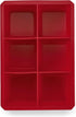 Houdini Large Cube Silicone Tray Ice Mold, 2 pack, RED, 5257595...