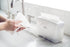 EZbrnd Countertop SLIMFOLD Hand Towel Dispenser for Kitchen/Bathroom/Office/RV/Airbnb, Guest Towel Holder, White...