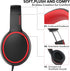 RORSOU R10 On-Ear Headphones with Microphone, Lightweight Folding Stereo Bass Headphones with 1.5M No-Tangle Cord, Portable Wired Headphones for S...