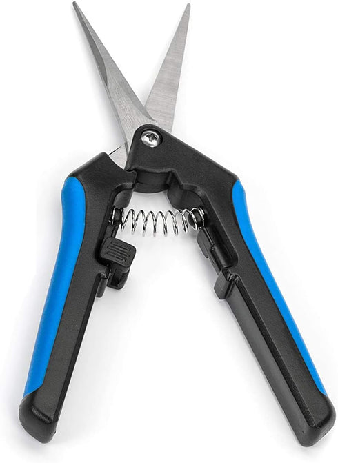 2Pack 6.5 Inch Garden Scissors Pruning Shears Trimming Scissors Gardening Hand Pruner Straight Tip Blades...