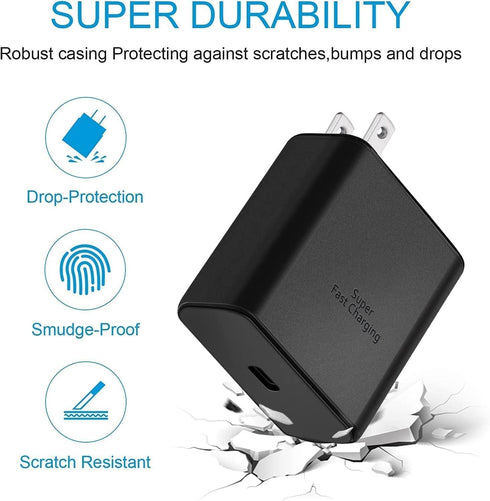 2Pack 45W USB C Charger Super Fast Charger Type C for Samsung Galaxy S23 Ultra Charger Fast Charging /S22 Ultra/S23+/S23/S22+/S22/S21/Note 10 Plus...