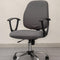 Computer Office Chair Cover - Protective & Stretchable Universal Chair Covers Stretch Rotating Chair Slipcover (Dark Grey)...