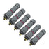 AOHUA M12 Waterproof Connector IP68 Outdoor Electrical plug for 2 Or 3-pin Cables Ø 4.5-7.5mm UL Certification (Black)(6 Pack)...
