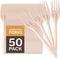 100% Eco Friendly Compostable Forks Disposable Forks Cornstarch Based 50 Large Disposable Utensils (6.7 in.) Durable and Heat Resistant Alternativ...