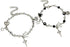 Caiyao Y2K Cool Punk Hollowed Out Pentagram Matching Beaded Bracelet Handmade Guitar Star Pendant Bracelet Aesthetic Imitation Pearl Beads Bracele...