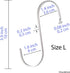 Flat S-Shaped Hanging Hooks - for Kitchen Utensils, Garage or Garden Tools, etc. - Heavy Duty Genuine Solid 304 Stainless Steel - Multi Purpose - ...