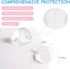 Baby Proof Corner Protectors (28 Pack), Extra Soft Silicone Sharp Bumpers and Guards for Bed, Table, and Furniture Edges...