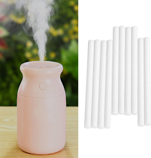 Filter Cotton Sticks, 10Pcs Mini Portable Humidifier Diffuser Cotton Sticks Filter Replacement Personal USB Humidifier Replacement Sponges Refill ...