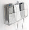 VANCORE Clear Wall Mounted Charging Phone Holder Smart Phone Station TV Remote Control Holder Wall Box (3 Holes)......